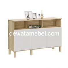 Multipurpose Cabinet Size 120 - GARVANI FEDORA SB 120  / Sonoma Light - White